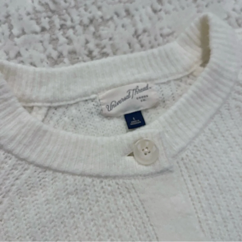 Cream Button Up Cardigan Universal Thread Large - Picture 5 of 5